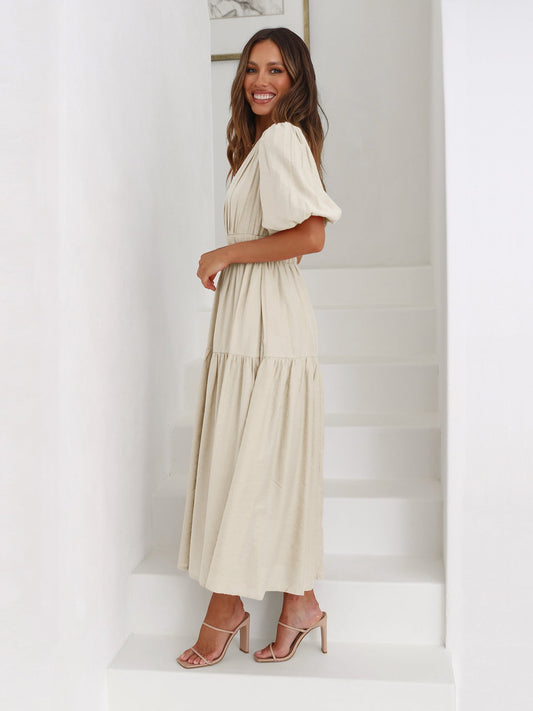 Serene Elegance Midi Dress™