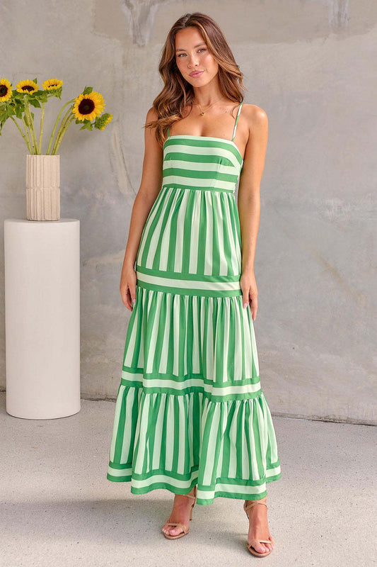 Jennifer™ | Striped Maxi Dress