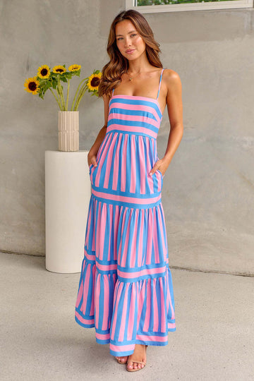 Jennifer™ | Striped Maxi Dress