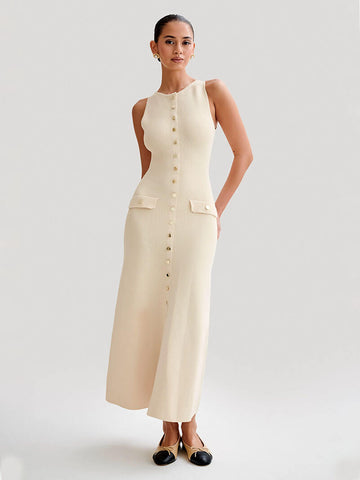 Georgia™ | Button Maxi Dress